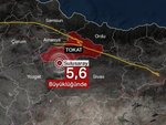 Трусът е станал около 18:10 часа местно време до град Сулусарай, в окръг Токат