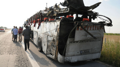ДАИ ескортира до Бургас втори опасен автобус на Ентуртранс