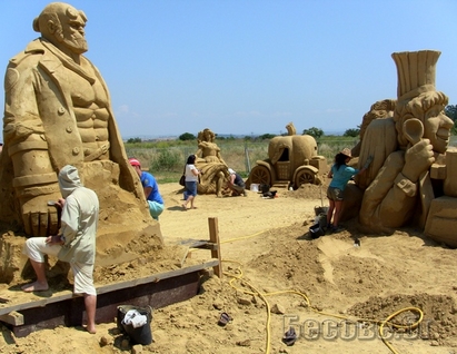Приказно шоу открива пясъчния фестивал днес в Бургас