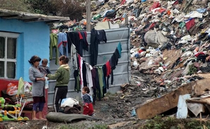 Бутат мизерно ромско гето във Враца