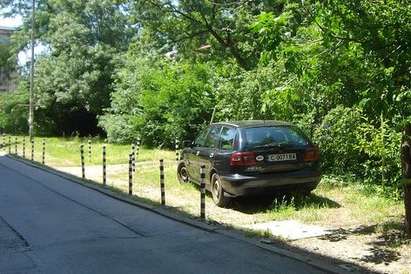 Дали „зелена зона” не означава, че трябва да се паркира само в зелените площи?
