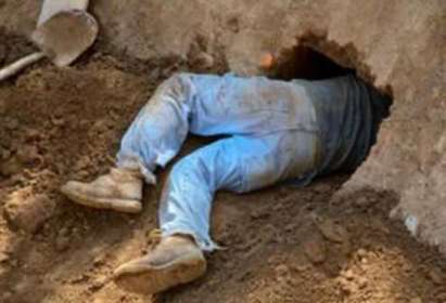 Водопроводчик изкопа тунел под семейното легло, за да бяга от жена си в кръчмата