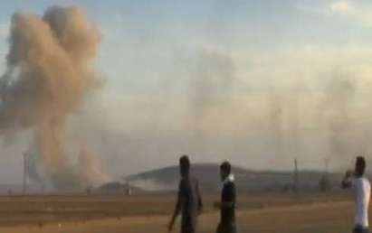 Стотици джихадисти убити при въздушни удари край Кобане