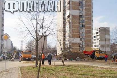 Багери тресат 14-етажни блокове в бургаския ж.к. „Зорница“, докарват до лудост шофьорите