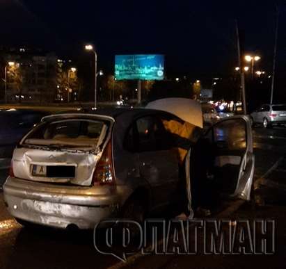 Джип БМВ Х5 нацели Ситроен на кръговото до хотел „Мираж”, пострадала е жена (СНИМКИ)