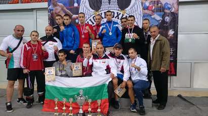 Бургаски спортисти със златни медали от Балканското първенство по кик бокс в Ниш
