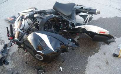 Моторист загина на място след тежка катастрофа