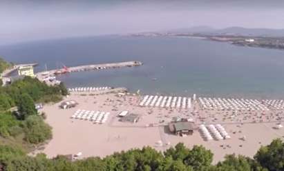 Вижте отвисоко най-зеления ни черноморски курорт (ВИДЕО)