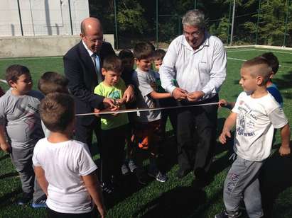 Кметът на Приморско откри новоизграденото футболно игрище в Китен