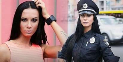 Тази невероятна хубавица е секс-символът на украинската полиция (СНИМКИ)