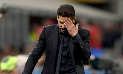 Треньорът на Атлетико Мадрид Диего Симеоне намекна за напускане след загубата