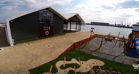 Вижте уникално видео с дрон на преобразения район на  Морската гара в Бургас