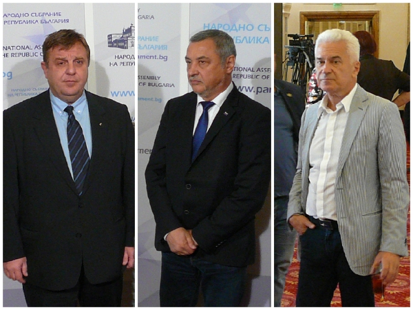 Симеонов, Сидеров и Каракачанов подписаха коалиционно споразумение - стават „Обединени патриоти”