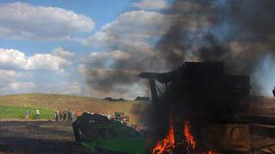 Изгоря стопанска постройка на Шилото в Бургас