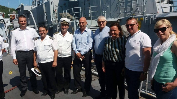 Бургаските народни представители от „БСП за България” и ГЕРБ посетиха Военноморска база Атия