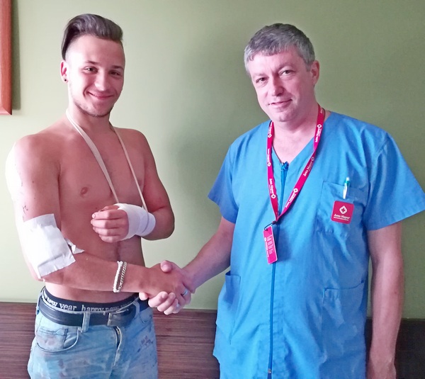 Спасиха ръката на 23-годишен руснак след сложна операция в УМБАЛ "Дева Мария"