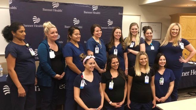 Необичайно! 16 медсестри от едно отделение в една и съща болница забременяха почти едновременно