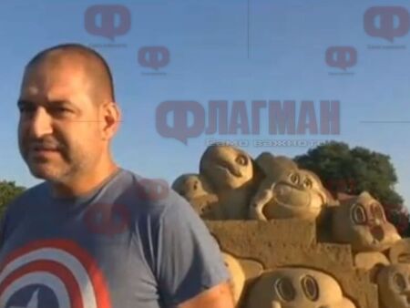 Откриват пясъчния град, скулптор от Бургас разкри как е направил Гъмбол