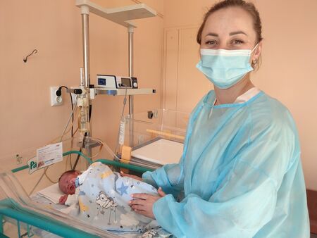 Олга от Украйна, която роди сина си в УМБАЛ-Бургас: Българите са мили и сърдечни, благодаря