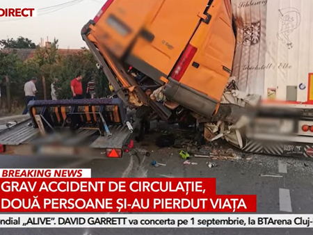 Кървав курбан в Румъния: Български бус се блъсна в паркиран камион, има загинали и ранени (ВИДЕО)