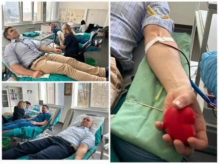 За пример! Бургаски полицаи даряват кръв за хора в нужда