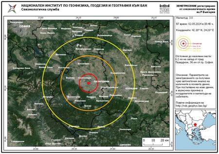 Земетресение разлюля български град
