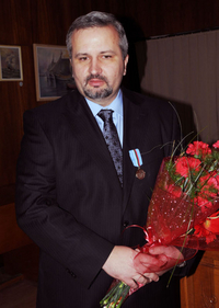 Ивайло Зартов през 2007 г., когато получава медал от пенсионерско сдружение за благодетел на годината