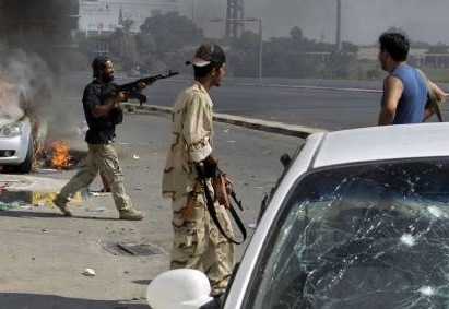 Бунтовниците на 500 метра от Кадафи