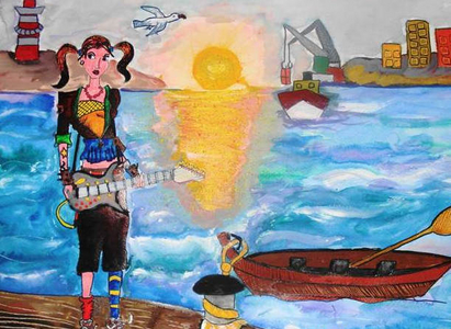 Художници с увреждания рисуват Бургас и морето