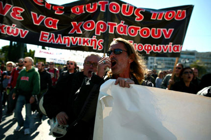 70 000 души блокираха Атина