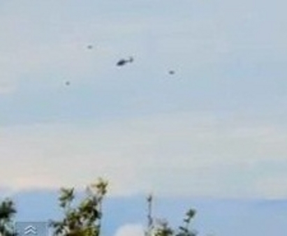 НЛО съпровожда самолети и хеликоптери