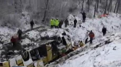 Български автобус катастрофира край Къркларели, 4-ма са загинали