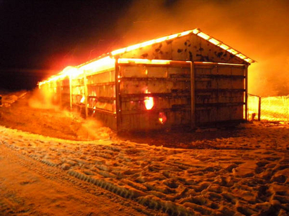 Изгоряха 12 хил. бали сено в село Факия