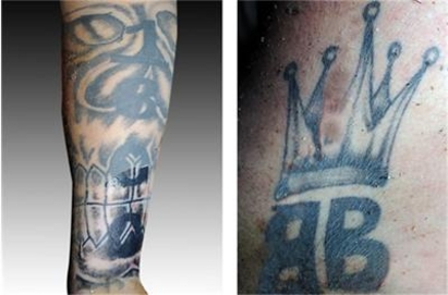 Разпространиха снимки на татуировките на трупа от Кладница