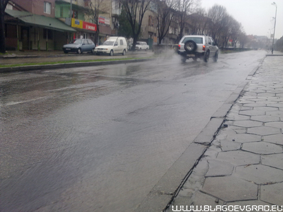 Влажни са пътищата в Бургаско