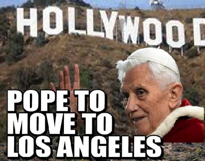 Папа Бенедикт XV се мести в Холивуд