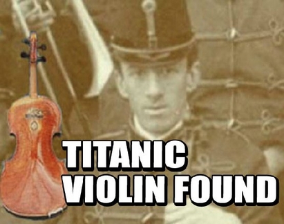 Откриха цигулка от «Титаник»