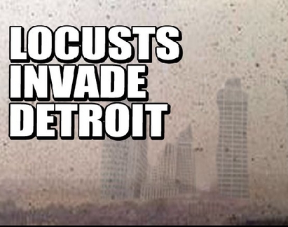 Скакалци нападат Детройт