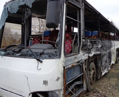 Върнаха автобуса от атентата в Сарафово на поморийската фирма “Конкорд 7″