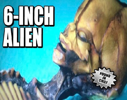 Труп на извънземен дребосък откриха в Чили