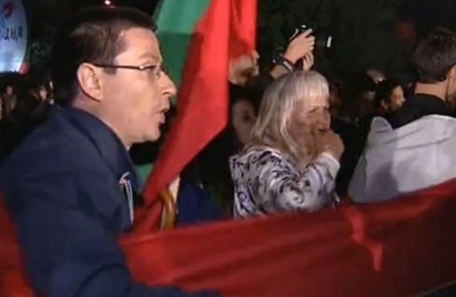 Жандармерията измъкна Янаки Ганчев от протеста