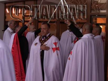 Посветиха в рицарство 40 тамплиери на церемония в Несебър