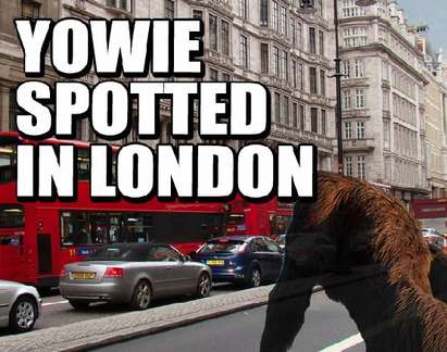 Чудовище обикаля Лондон, прескача огради и плаши туристи