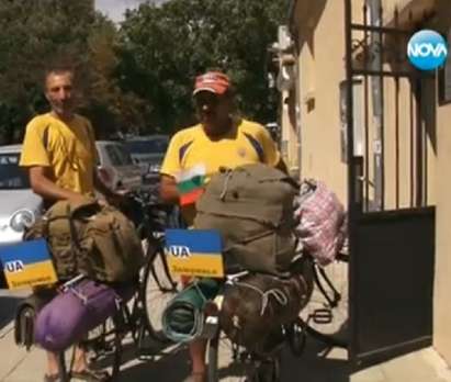 Патриоти от Запорожие изминаха 1100 км с велосипед в името на България