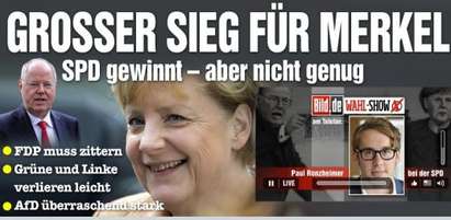 Меркел печели в Германия