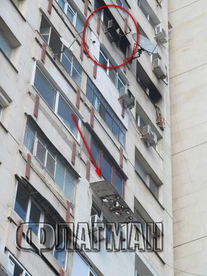 Пожар избухна в 18-етажен блок в бургаския ж.к. „Славейков”, изгоря апартамент, пламъците засегнаха пет етажа