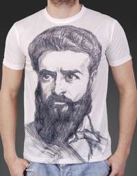 Патриотична тениска с лика на Христо Ботев