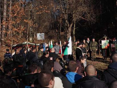 Шествие в памет на капитан Димитър Списаревски, патриотите от НФСБ поднесоха венци (СНИМКИ)