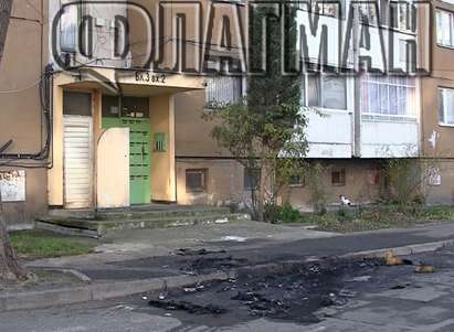 Пловдивски Мерцедес горя при мистериозни обстоятелства във „Възраждане“
