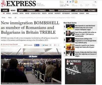 The Daily Express: Българите във Великобритания се утроиха!
